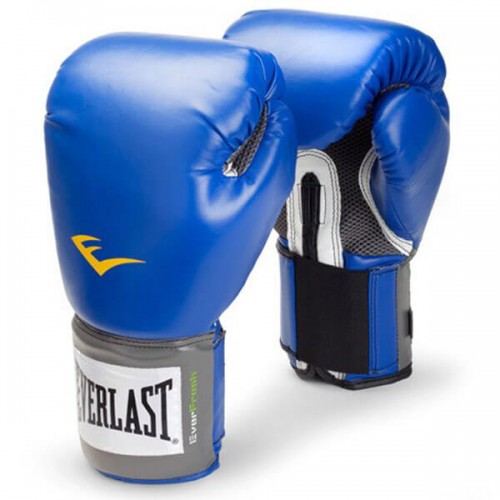 Боксерские перчатки Everlast PU Pro Style training (10oz) Синие