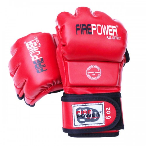 Перчатки MMA FirePower FPMGA3 (L/XL) Красные