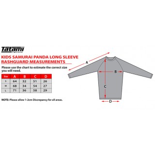 Рашгард детский Tatami Fightwear Red Panda (YL) Принт