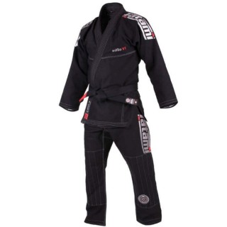 Кимоно для Бразильского Джиу-Джитсу Tatami Fightwear Estilo 6.0 Premier (А6) Черное с серым