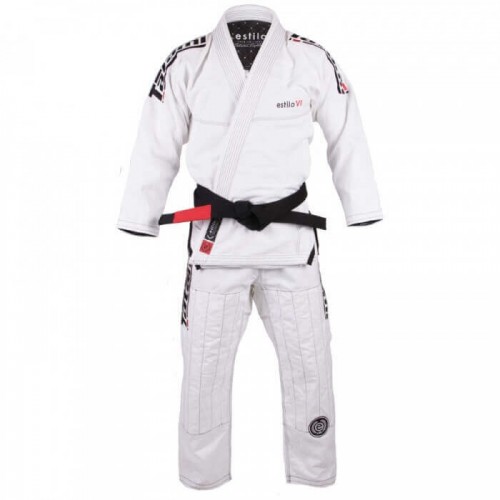 Кимоно для Бразильского Джиу-Джитсу Tatami Fightwear Estilo 6.0 Premier (А6) Белое с черным