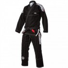 Кимоно детское для Джиу-Джитсу Tatami Fightwear Estilo Premier 5.0 (M4) Черное с белым