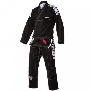 Кимоно детское для Бразильского Джиу-Джитсу Tatami Fightwear Kids Estilo Premier 5.0 (M4) Черное с белым