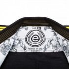 Кимоно детское для Джиу-Джитсу Tatami Fightwear Estilo Premier 5.0 (M4) Черное с желтым