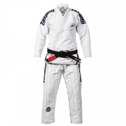 Кимоно детское для Бразильского Джиу-Джитсу Tatami Fightwear Kids Estilo Premier 5.0 (M4) Белое