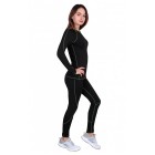 Женское термобелье FirePower Sport Polarflis-Stretch (XL)  Черное с зеленым