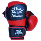 Боксерские перчатки Thai Professional BG7VL (10oz) Black/Red