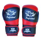 Боксерские перчатки Thai Professional BG7VL (10oz) Black/Red