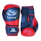 Боксерские перчатки Thai Professional BG7VL (10oz) Black/Red