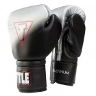 TITLE Boxing Platinum Power Bag (12oz) Черные с серым