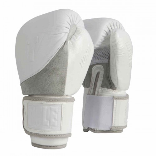 Боксерские перчатки TITLE WHITE Boxing Gloves (12oz) Белые