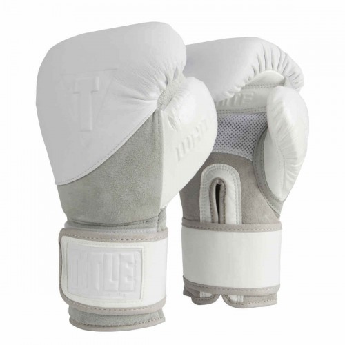 Боксерские перчатки TITLE WHITE Training / Sparring Gloves (14oz) Белые