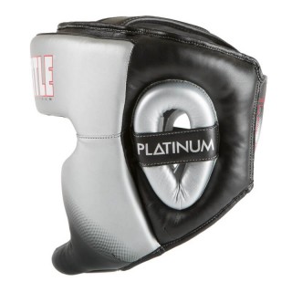 Боксерский шлем TITLE Boxing Platinum Proclaim Full Traning (L/XL) Черный с серым